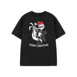 Disney Short Sleeved T-Shirt (Unisex Kids Black) - 5-6 Years