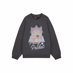 Polly Pocket Sweatshirt (Womens Grey) - XXX-Large