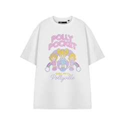 Polly Pocket Short Sleeved T-Shirt (Womens White) - Small