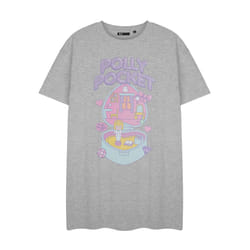 Polly Pocket Short Sleeve Nightdress (Womens Grey) - Small