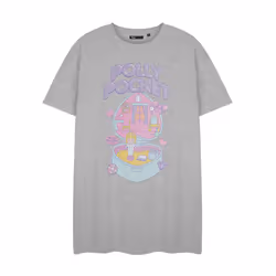 Polly Pocket Short Sleeve Nightdress (Womens Grey) - XX-Large