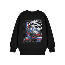 Hot Wheels Sweatshirt (Boys Black) - 7-8 Years