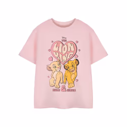 Disney Lion King Short Sleeved T-Shirt (Girls Pink) - 3-4 Years