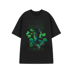 Disney Lion King Short Sleeved T-Shirt (Womens Black) - XX-Large