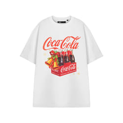 Coca Cola Short Sleeved T-Shirt (Unisex White) - Large