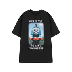 Thomas and Friends Short Sleeved T-Shirt (Mens Black) - Medium