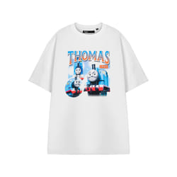 Thomas and Friends Short Sleeved T-Shirt (Mens White) - X-Large