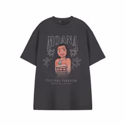 Disney Moana Short Sleeved T-Shirt (Womens Grey) - Small