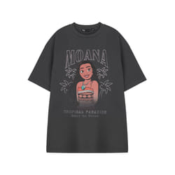 Disney Moana Short Sleeved T-Shirt (Womens Grey) - Small