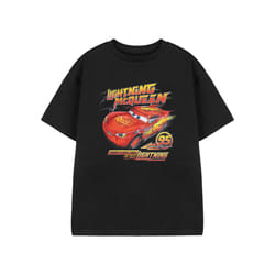 Disney Cars Short Sleeved T-Shirt (Boys Black) - 9-10 Years