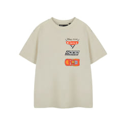 Disney Cars Short Sleeved T-Shirt (Boys Beige) - 13-14 Years