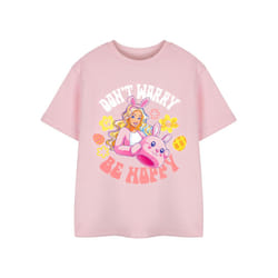 Barbie Short Sleeved T-Shirt (Girls Pink) - 11-12 Years