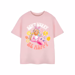 Barbie Short Sleeved T-Shirt (Girls Pink) - 13-14 Years