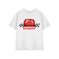 Disney Lightening Mcqueen Short Sleeved T-Shirt (Boys White) - 13-14 Years
