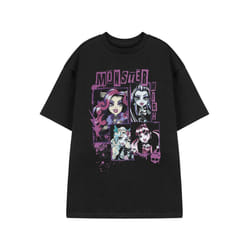 Monster High Short Sleeved T-Shirt (Womens Black) - XX-Large