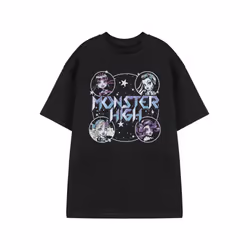 Monster High Short Sleeved T-Shirt (Womens Black) - XX-Large
