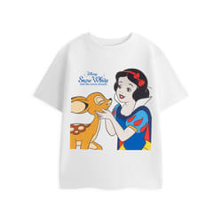Disney Fawn Short Sleeved T-Shirt (Girls White) - 13-14 Years