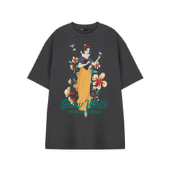 Disney Short Sleeved T-Shirt (Womens Grey) - Medium