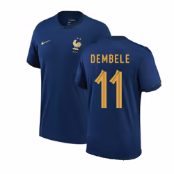 2022-2023 France Home Shirt (DEMBELE 11) - XL