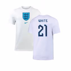 2022-2023 England Crest Tee (White) (White 21) - XXL