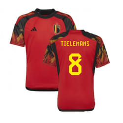 2022-2023 Belgium Home Shirt (Kids) (Tielemans 8) - XLB