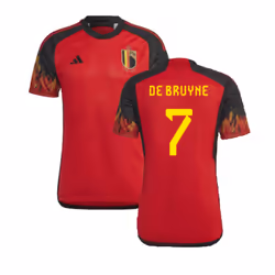 2022-2023 Belgium Home Shirt (De Bruyne 7) - XS