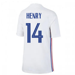 2020-2021 France Away Nike Football Shirt (Kids) (HENRY 14) - SB