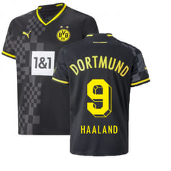 2022-2023 Borussia Dortmund Away Shirt (Kids) (HAALAND 9) - SB