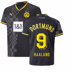 2022-2023 Borussia Dortmund Away Shirt (Kids) (HAALAND 9) - XSB