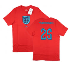 2022-2023 England World Cup Crest Tee (Red) (Maddison 25) - M