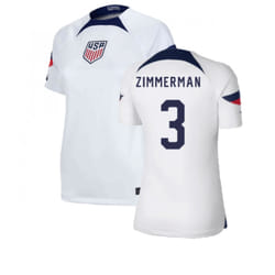 2022-2023 USA Home Shirt (Ladies) (ZIMMERMAN 3) - L