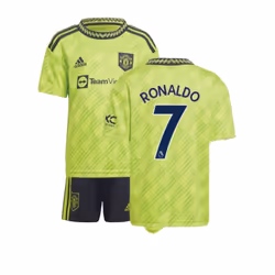 2022-2023 Man Utd Third Mini Kit (RONALDO 7) - 2-3 Years