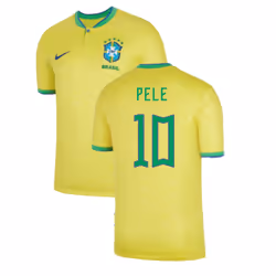 2022-2023 Brazil Home Shirt (PELE 10) - XL