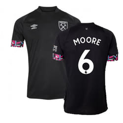 2022-2023 West Ham Away Shirt (Kids) (MOORE 6) - XLB
