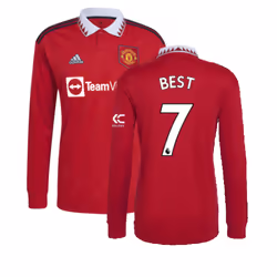 2022-2023 Man Utd Long Sleeve Home Shirt (BEST 7) - XL