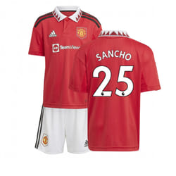 2022-2023 Man Utd Home Mini Kit (SANCHO 25) - 2-3 Years