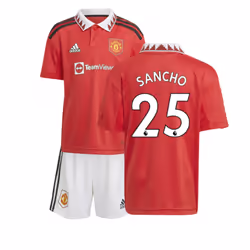 2022-2023 Man Utd Home Mini Kit (SANCHO 25) - 4-5 Years