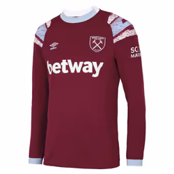 2022-2023 West Ham Long Sleeve Home Shirt (SCAMACCA 7) - 3XL