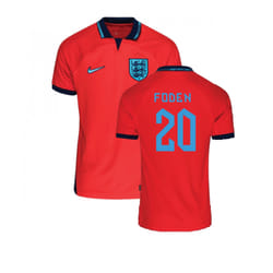 2022-2023 England Away Shirt (Kids) (Foden 20) - XSB