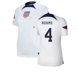 2022-2023 USA Home Shirt (Ladies) (ADAMS 4) - L