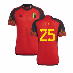 2022-2023 Belgium Home Shirt (Doku 25) - M