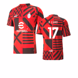 2022-2023 AC Milan Pre-Match Jersey (Red) (R.LEAO 17) - L