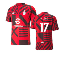2022-2023 AC Milan Pre-Match Jersey (Red) (R.LEAO 17) - L