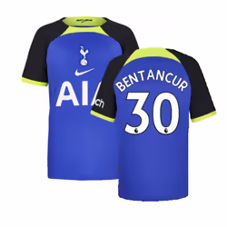 2022-2023 Tottenham Away Shirt (Kids) (BENTANCUR 30) - XSB