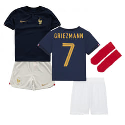 2022-2023 France Home Little Boys Mini Kit (Griezmann 7) - SB