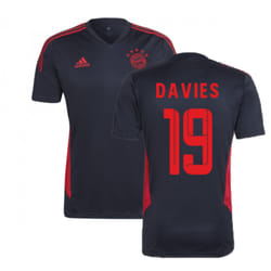 2022-2023 Bayern Munich Training Shirt (Black) (DAVIES 19) - XL