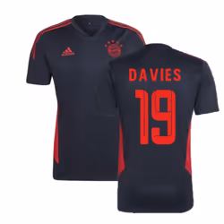 2022-2023 Bayern Munich Training Shirt (Black) (DAVIES 19) - XXL