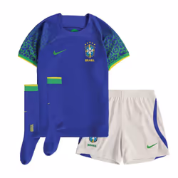 2022-2023 Brazil Away Little Boys Mini Kit (Martinelli 26) - SB