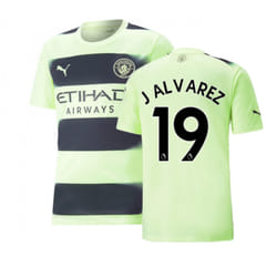 2022-2023 Man City Third Shirt (J ALVAREZ 19) - L