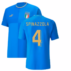 2022-2023 Italy Authentic Home Shirt (SPINAZZOLA 4) - XXL